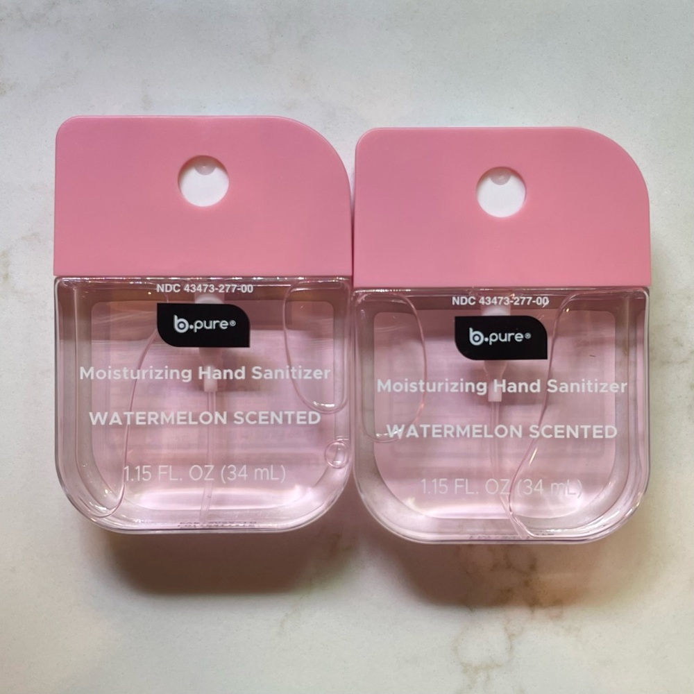 B Pure Hand Sanitizer Spray bundle of two watermelon scent 🍉
